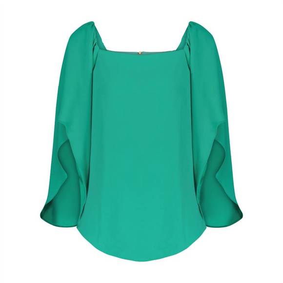 ANNA CATE Tops - NEW ANNA CATE frances 3/4 sleeve top in billard green